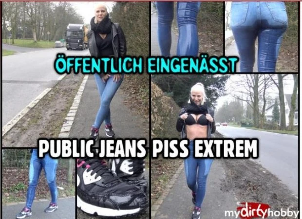 Public Jeans Piss Extreme (Piss Spitting, Pissing In Mouth) - Lara (2023 | HD)
