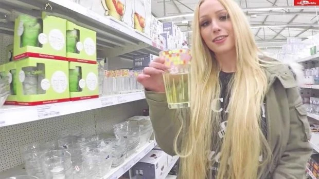 Kinky Shopping - Who Finds Glass With Piss? (Piss Spitting, Domination) - Lucy - Cat (2023 | HD)