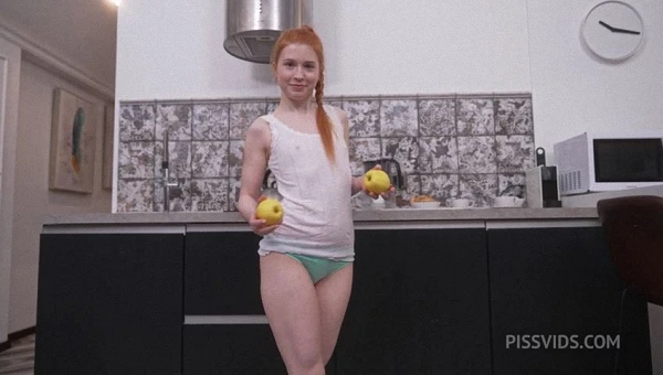 Mouthful Of Urine And The First Dpp With A Red - Haired Baby (Stretching, Outdoors) - Aliska Dark (2023 | HD)