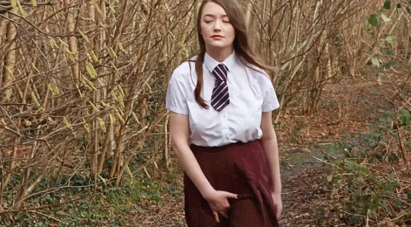 Walking Through The Woods On Her Way Home And Relieve (Degustation Pissing, Extreme Pee) (2023 | HD)