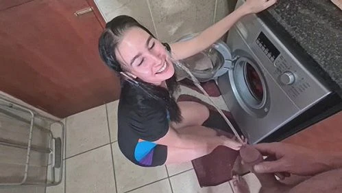 Got A Surprise Piss By My Bf As I Did Laundry Human Toilet (Spreading Pussy Lips, Posing) (2023 | HD)