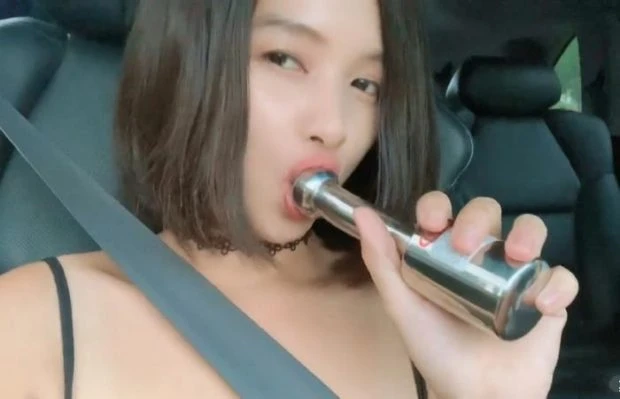Squirting On Car Seat Using A New Toy From A Supermarket (Golden Rain, Cfnm) - Kylie Ng (2023 | HD)
