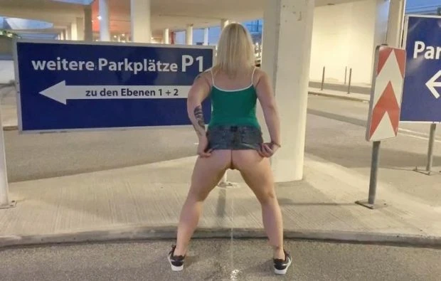 Omg I Poop And Piss Let’S Have A Look At The Parking Garage (Hardcore, Piss In Mouth) - Devil Sophie (Aka Steffiblond) (2023 | HD)