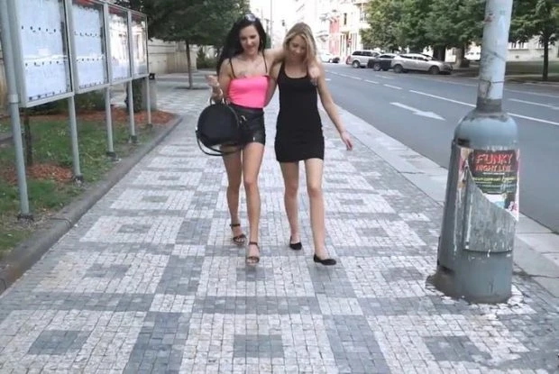 Drunk Girlfriend Piss Public On Street (Spit In Mouth, Denim) - Isabel, Tiffany (2023 | HD)