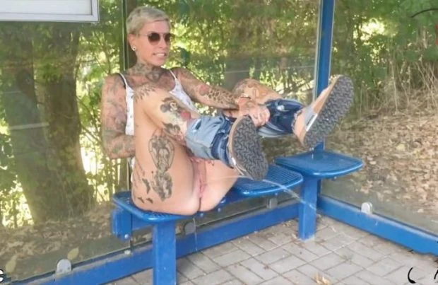 This Is How Public Sluts Piss - Public, Outdoor, Pissed Off (Pussy Play, Urin Drink) - Cat Coxx (2023 | HD)